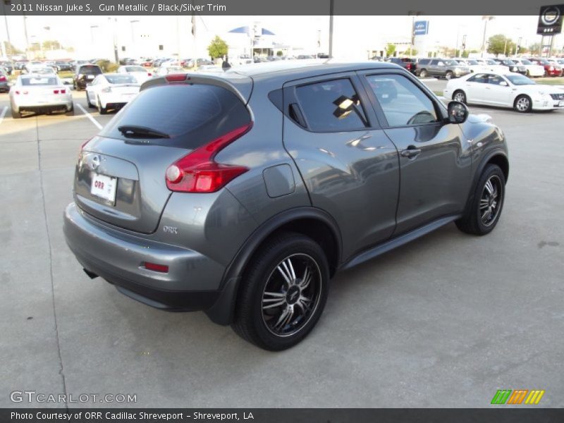 Gun Metallic / Black/Silver Trim 2011 Nissan Juke S