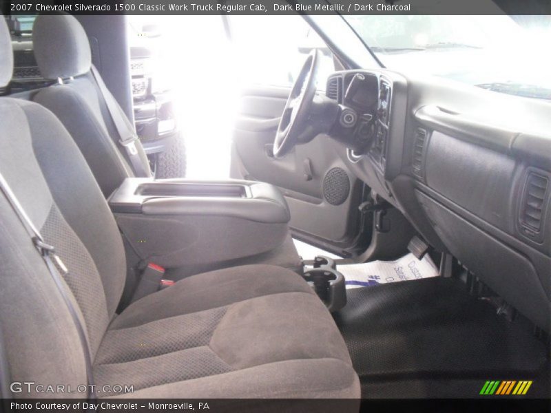 Dark Blue Metallic / Dark Charcoal 2007 Chevrolet Silverado 1500 Classic Work Truck Regular Cab