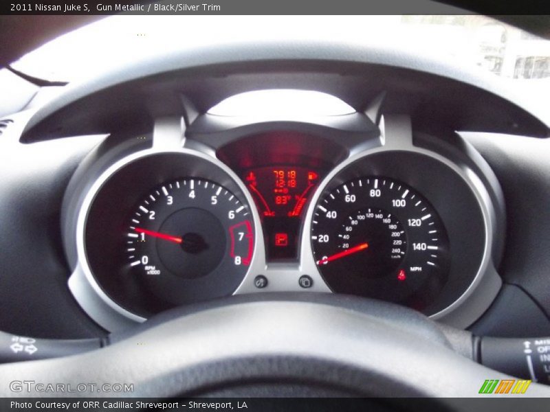 Gun Metallic / Black/Silver Trim 2011 Nissan Juke S