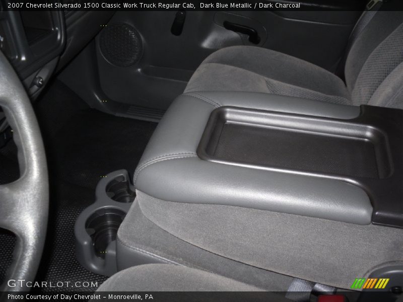 Dark Blue Metallic / Dark Charcoal 2007 Chevrolet Silverado 1500 Classic Work Truck Regular Cab