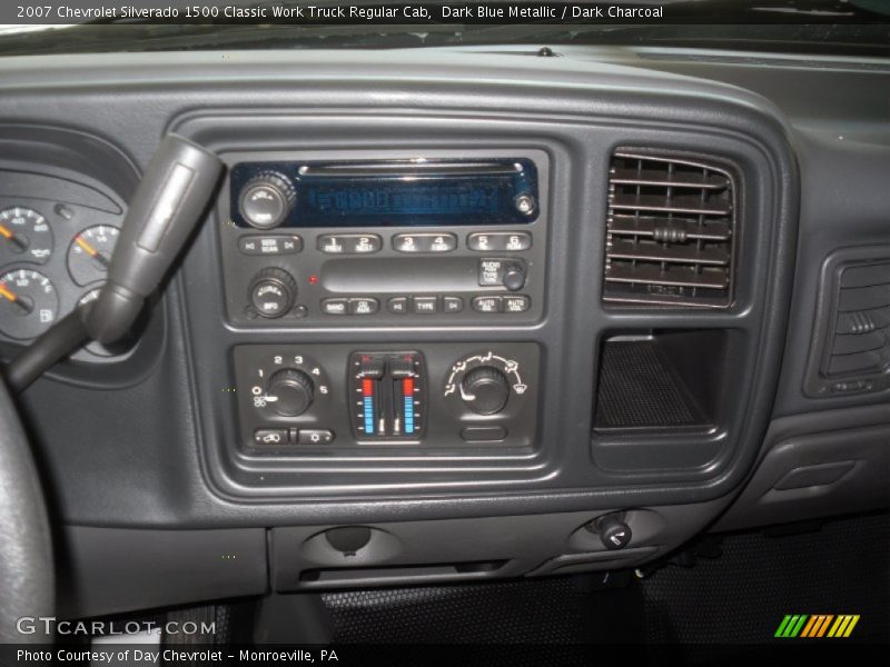 Dark Blue Metallic / Dark Charcoal 2007 Chevrolet Silverado 1500 Classic Work Truck Regular Cab