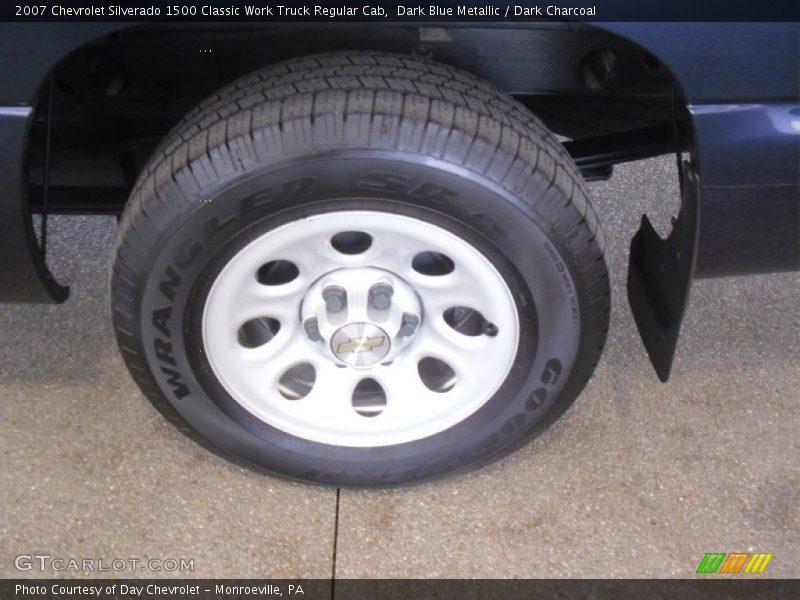 Dark Blue Metallic / Dark Charcoal 2007 Chevrolet Silverado 1500 Classic Work Truck Regular Cab