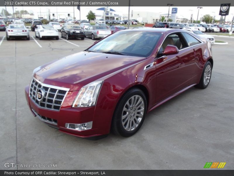 Crystal Red Tintcoat / Cashmere/Cocoa 2012 Cadillac CTS Coupe