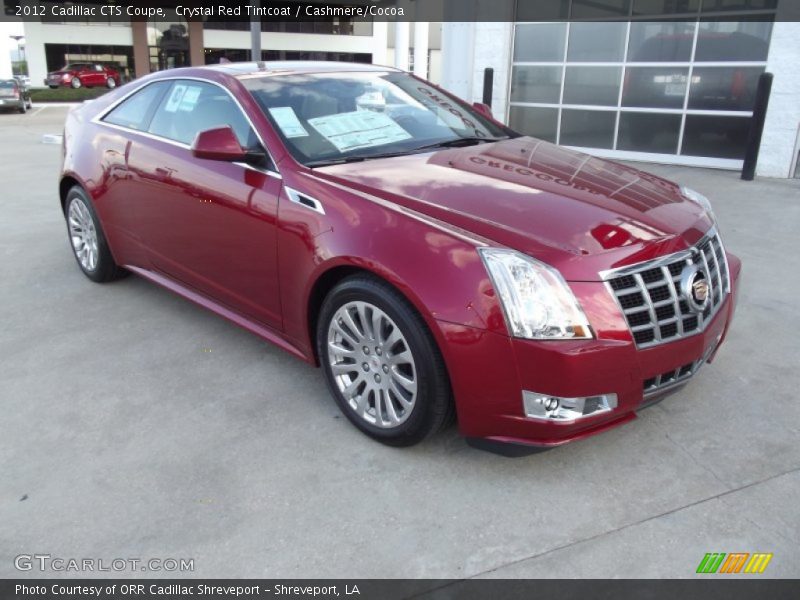 Front 3/4 View of 2012 CTS Coupe