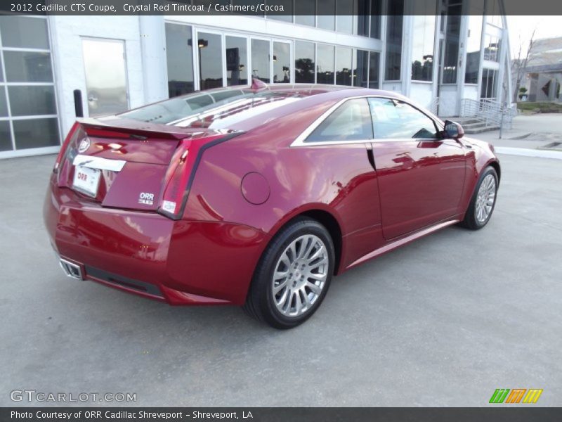 Crystal Red Tintcoat / Cashmere/Cocoa 2012 Cadillac CTS Coupe