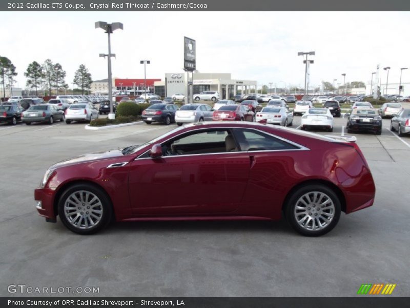 Crystal Red Tintcoat / Cashmere/Cocoa 2012 Cadillac CTS Coupe