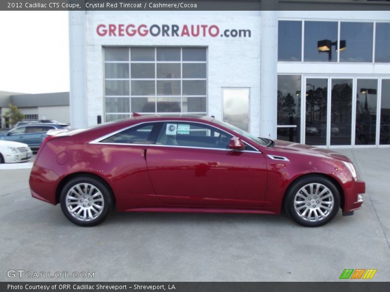 Crystal Red Tintcoat / Cashmere/Cocoa 2012 Cadillac CTS Coupe