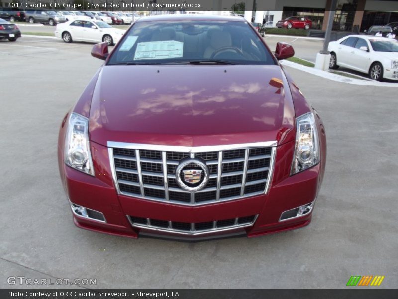 Crystal Red Tintcoat / Cashmere/Cocoa 2012 Cadillac CTS Coupe