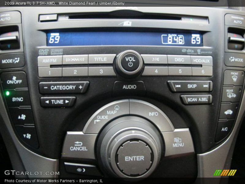 Controls of 2009 TL 3.7 SH-AWD
