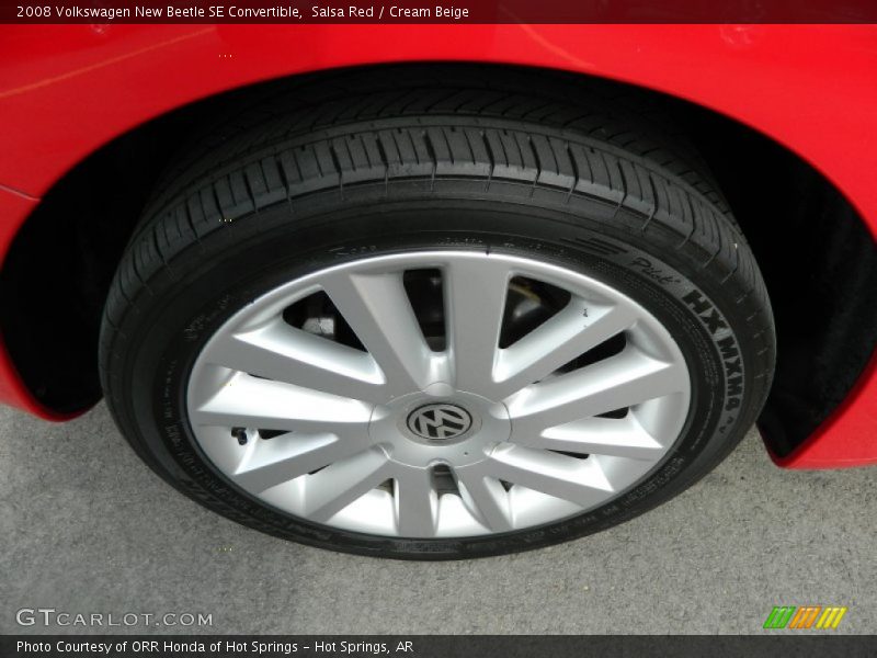 Salsa Red / Cream Beige 2008 Volkswagen New Beetle SE Convertible