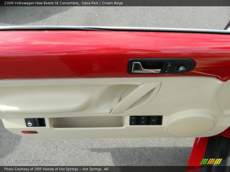 Salsa Red / Cream Beige 2008 Volkswagen New Beetle SE Convertible