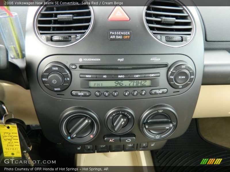 Salsa Red / Cream Beige 2008 Volkswagen New Beetle SE Convertible