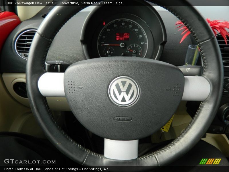 Salsa Red / Cream Beige 2008 Volkswagen New Beetle SE Convertible