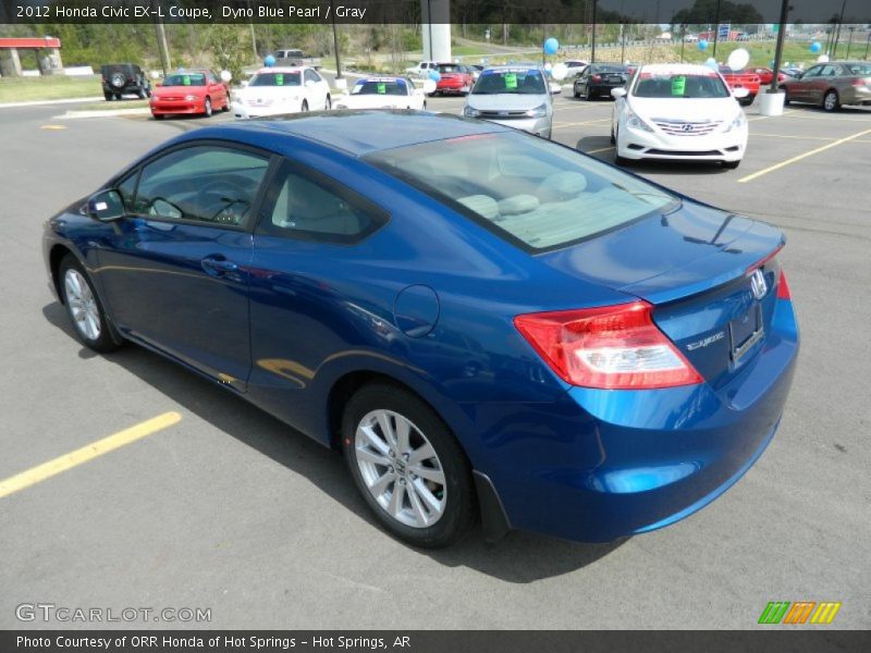  2012 Civic EX-L Coupe Dyno Blue Pearl