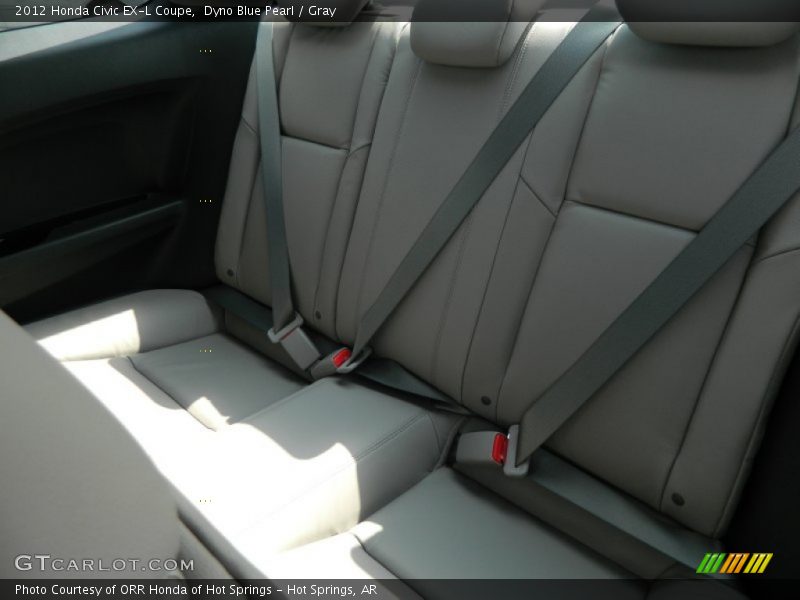 Dyno Blue Pearl / Gray 2012 Honda Civic EX-L Coupe