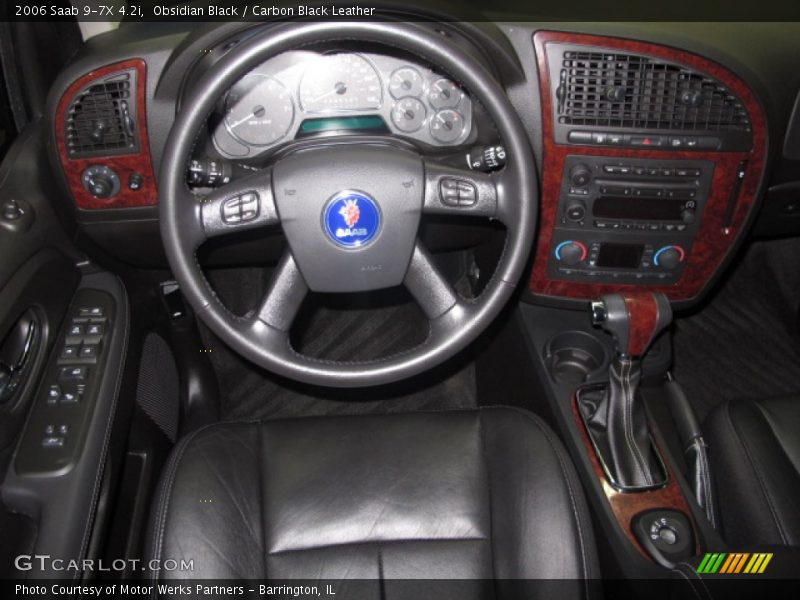 Obsidian Black / Carbon Black Leather 2006 Saab 9-7X 4.2i