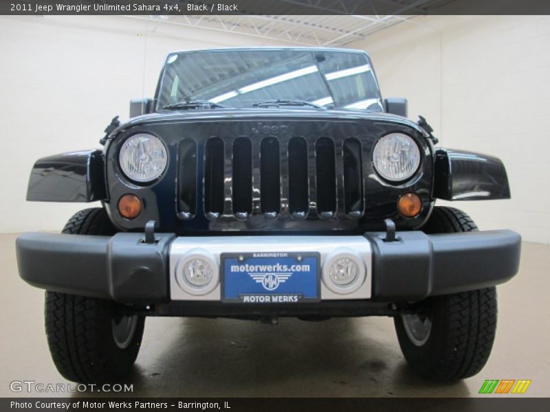 Black / Black 2011 Jeep Wrangler Unlimited Sahara 4x4