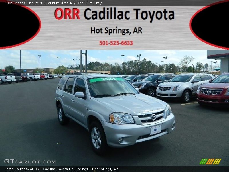 Platinum Metallic / Dark Flint Gray 2005 Mazda Tribute s