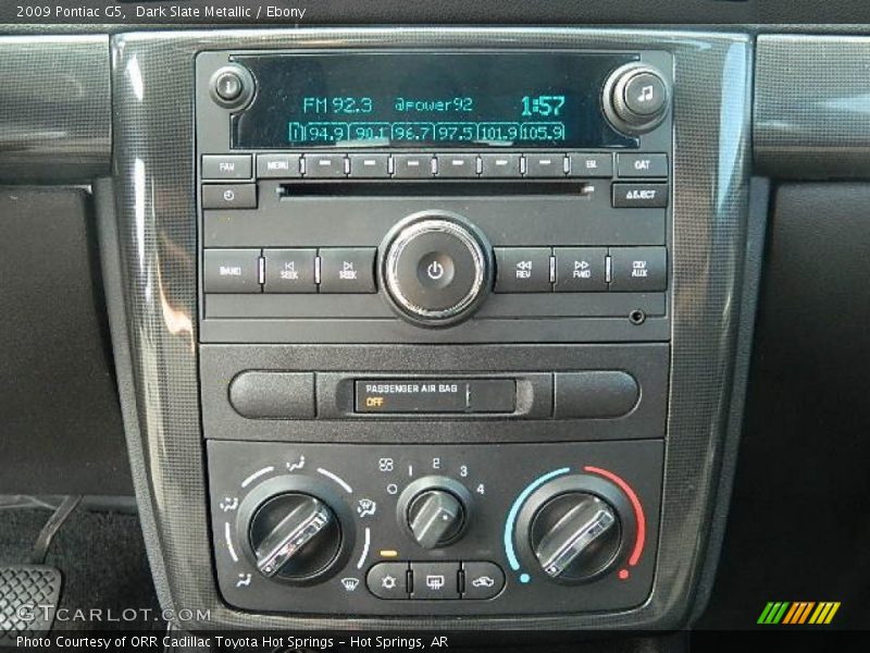 Controls of 2009 G5 