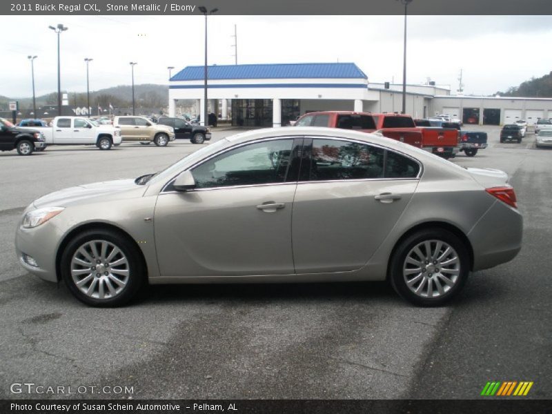 Stone Metallic / Ebony 2011 Buick Regal CXL