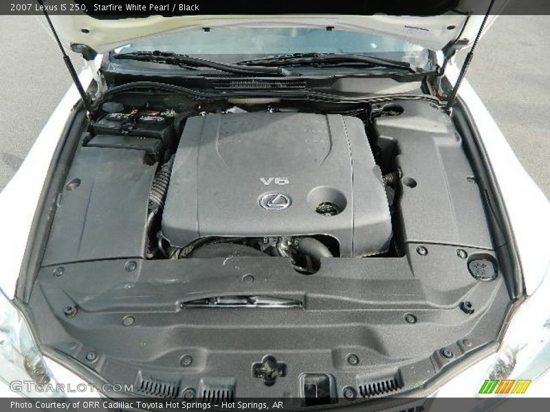 Starfire White Pearl / Black 2007 Lexus IS 250