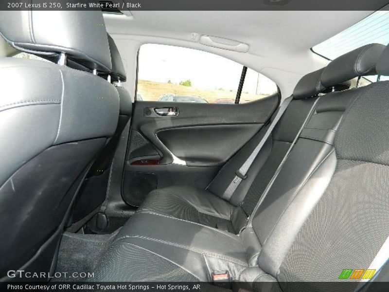 Starfire White Pearl / Black 2007 Lexus IS 250