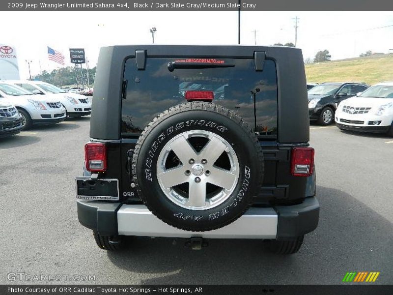 Black / Dark Slate Gray/Medium Slate Gray 2009 Jeep Wrangler Unlimited Sahara 4x4
