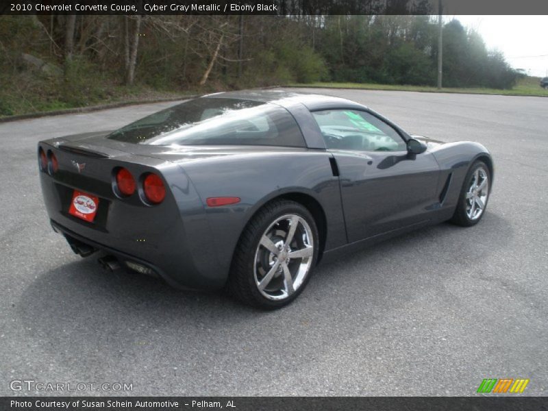 Cyber Gray Metallic / Ebony Black 2010 Chevrolet Corvette Coupe