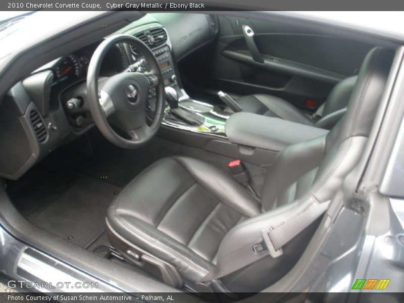  2010 Corvette Coupe Ebony Black Interior