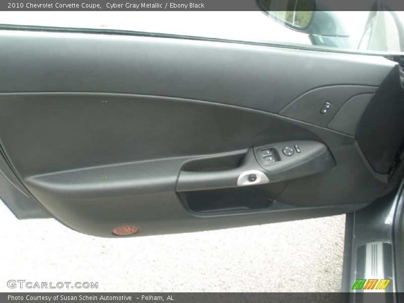 Cyber Gray Metallic / Ebony Black 2010 Chevrolet Corvette Coupe