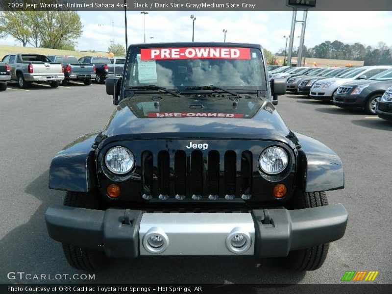 Black / Dark Slate Gray/Medium Slate Gray 2009 Jeep Wrangler Unlimited Sahara 4x4