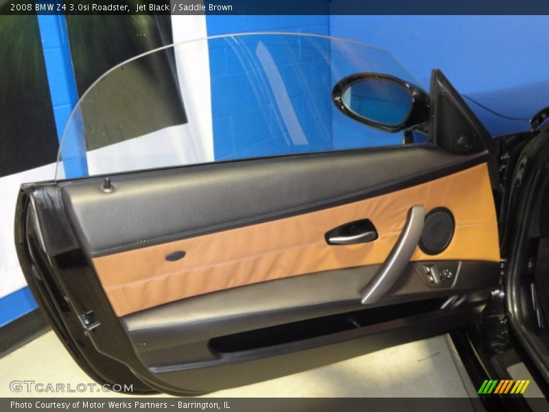 Jet Black / Saddle Brown 2008 BMW Z4 3.0si Roadster