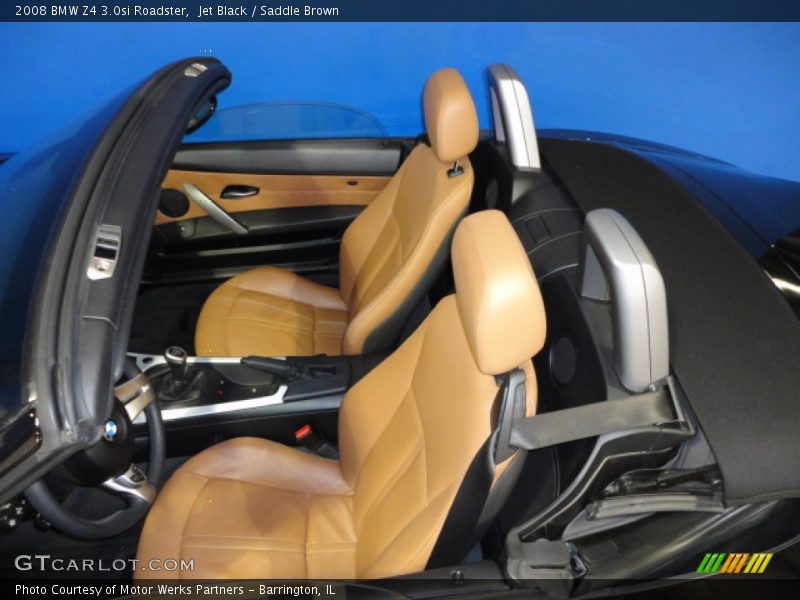 Jet Black / Saddle Brown 2008 BMW Z4 3.0si Roadster