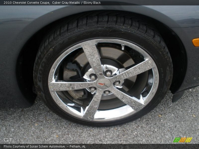 Cyber Gray Metallic / Ebony Black 2010 Chevrolet Corvette Coupe
