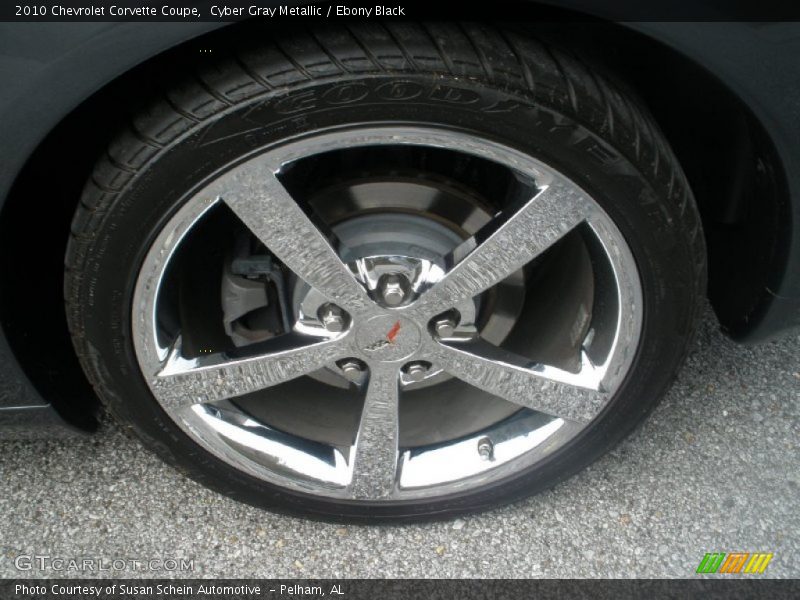 Cyber Gray Metallic / Ebony Black 2010 Chevrolet Corvette Coupe