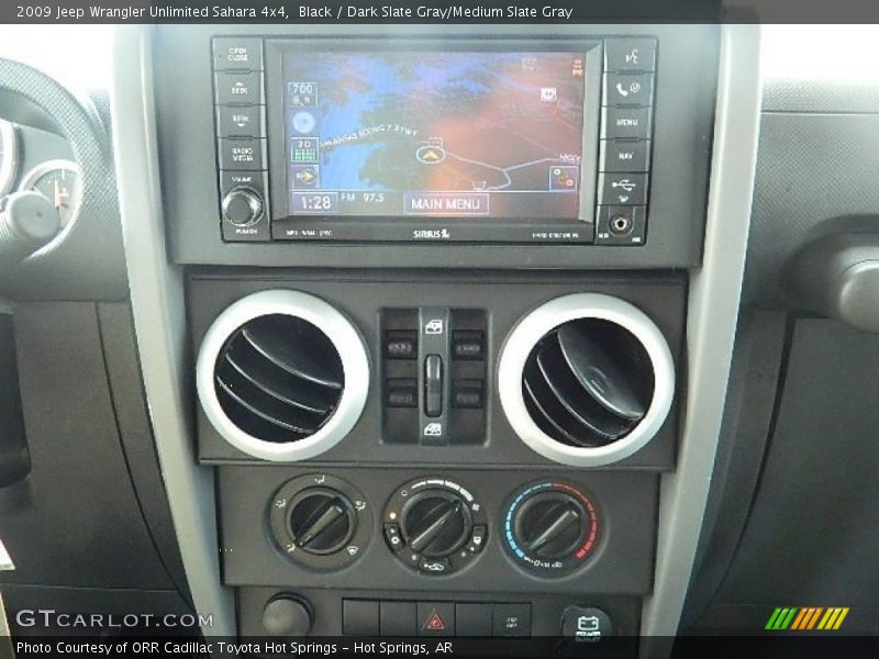 Black / Dark Slate Gray/Medium Slate Gray 2009 Jeep Wrangler Unlimited Sahara 4x4