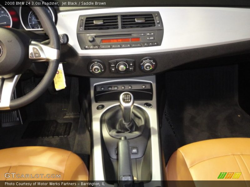 Jet Black / Saddle Brown 2008 BMW Z4 3.0si Roadster