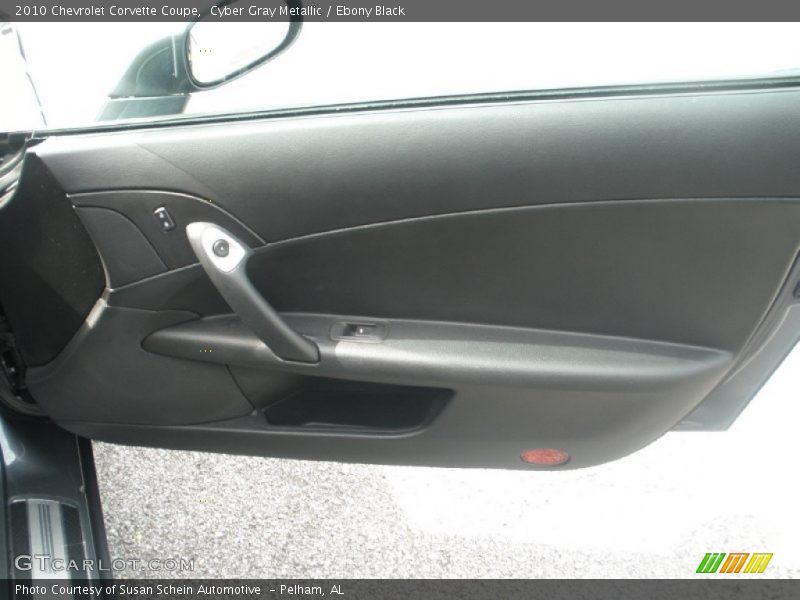 Cyber Gray Metallic / Ebony Black 2010 Chevrolet Corvette Coupe