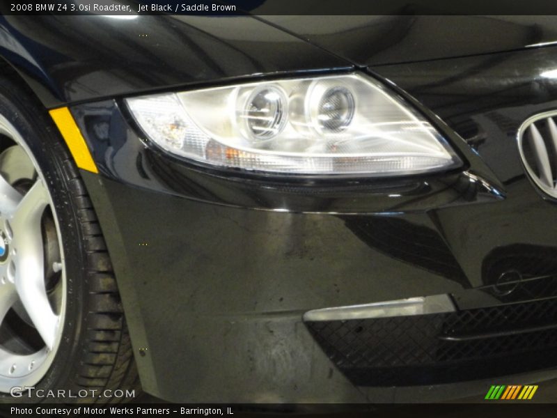 Jet Black / Saddle Brown 2008 BMW Z4 3.0si Roadster