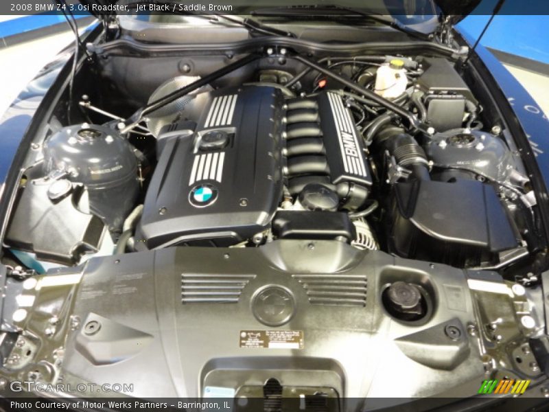 Jet Black / Saddle Brown 2008 BMW Z4 3.0si Roadster