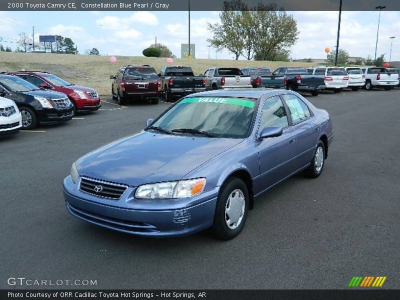 Constellation Blue Pearl / Gray 2000 Toyota Camry CE