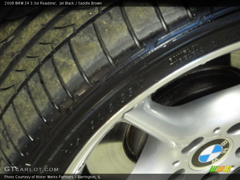 Jet Black / Saddle Brown 2008 BMW Z4 3.0si Roadster