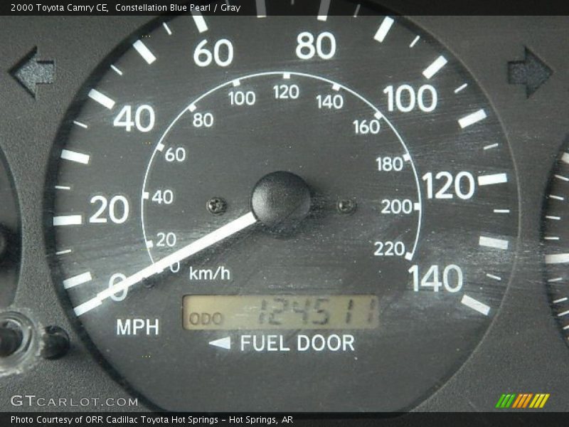 Constellation Blue Pearl / Gray 2000 Toyota Camry CE
