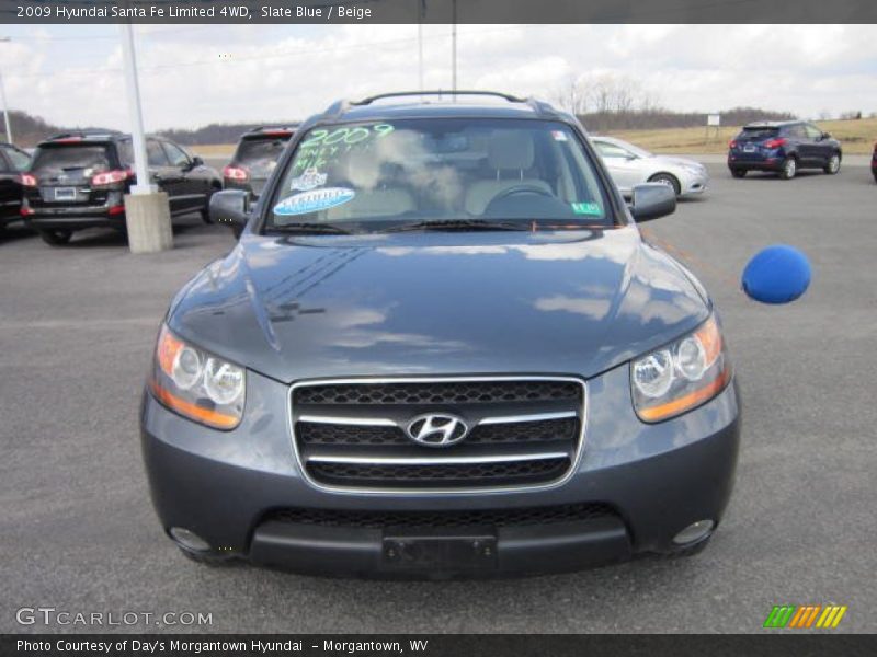 Slate Blue / Beige 2009 Hyundai Santa Fe Limited 4WD