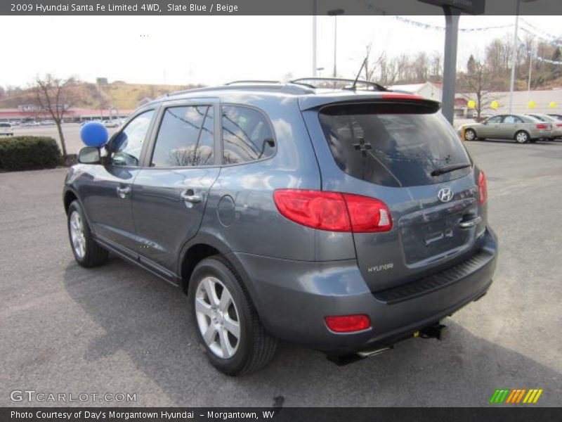 Slate Blue / Beige 2009 Hyundai Santa Fe Limited 4WD