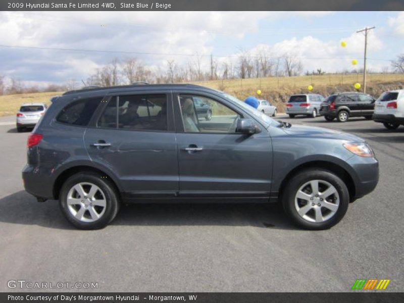 Slate Blue / Beige 2009 Hyundai Santa Fe Limited 4WD