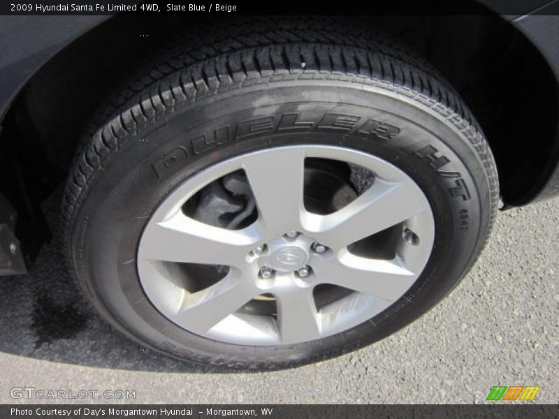 Slate Blue / Beige 2009 Hyundai Santa Fe Limited 4WD