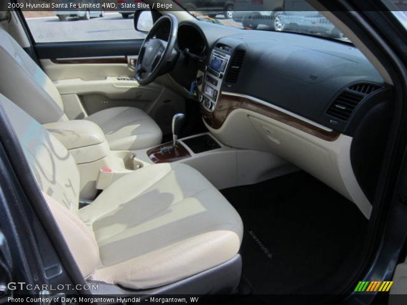 Slate Blue / Beige 2009 Hyundai Santa Fe Limited 4WD