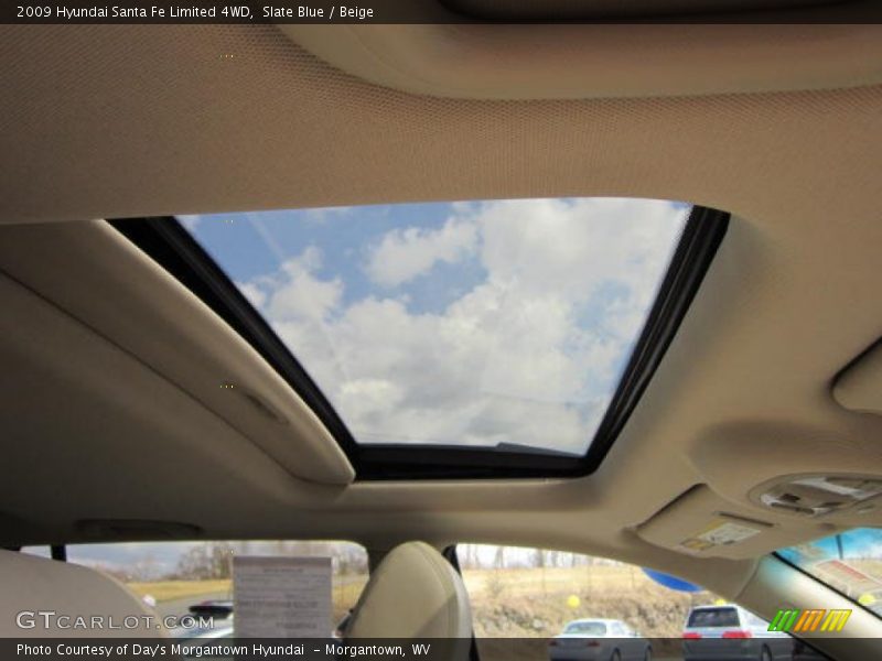 Slate Blue / Beige 2009 Hyundai Santa Fe Limited 4WD