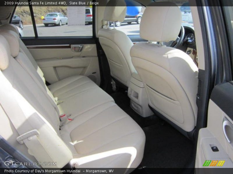 Slate Blue / Beige 2009 Hyundai Santa Fe Limited 4WD